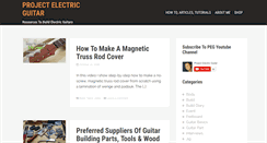 Desktop Screenshot of projectelectricguitar.com